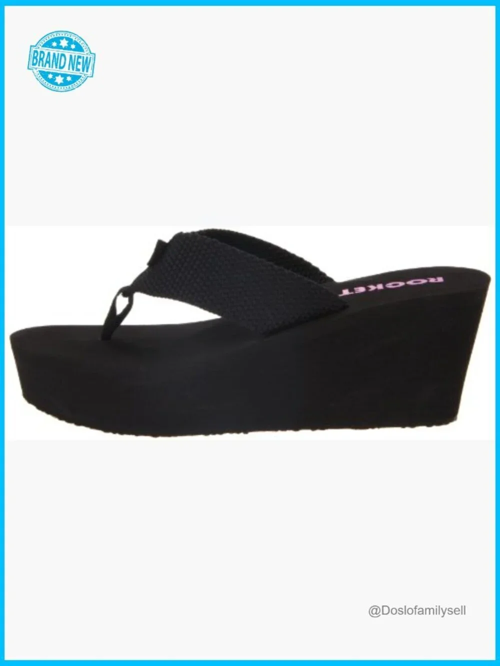 Wedge Flip Flop Sandals Platform 3 Inch Heel Comfort Foam Casual Summer